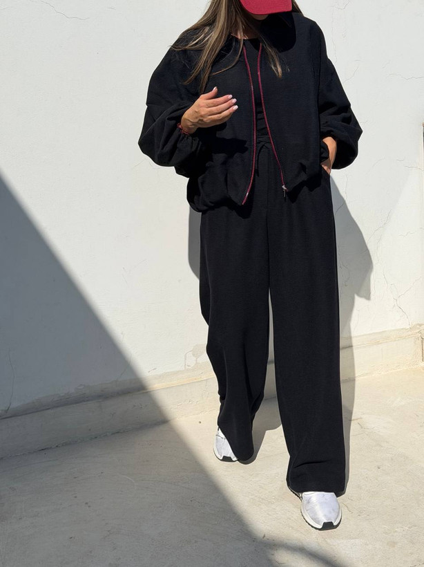 ست بامبر آستردار و شلوار 0119